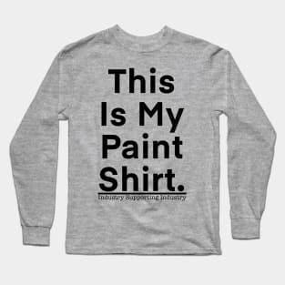 paint shirt (front and back design) Long Sleeve T-Shirt